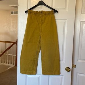 We the free yellow wide leg pant